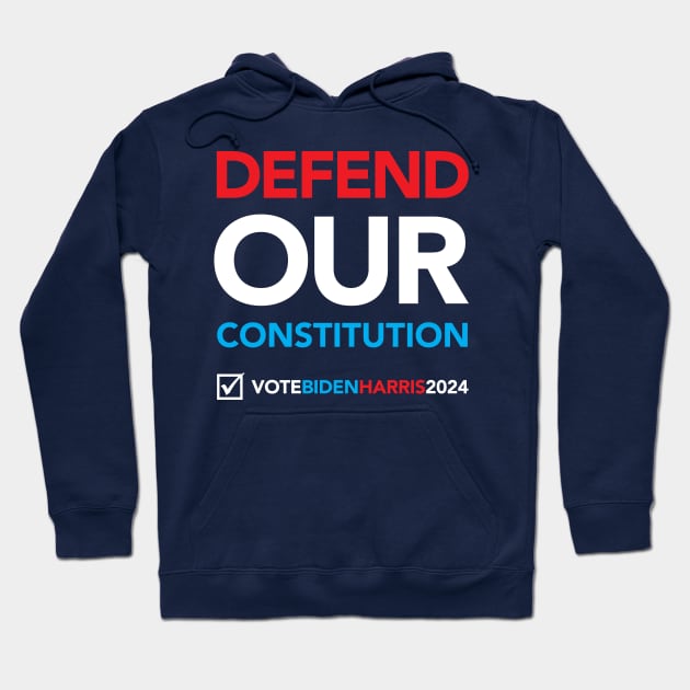 Defend Our Constitution Hoodie by UnTrumpUs